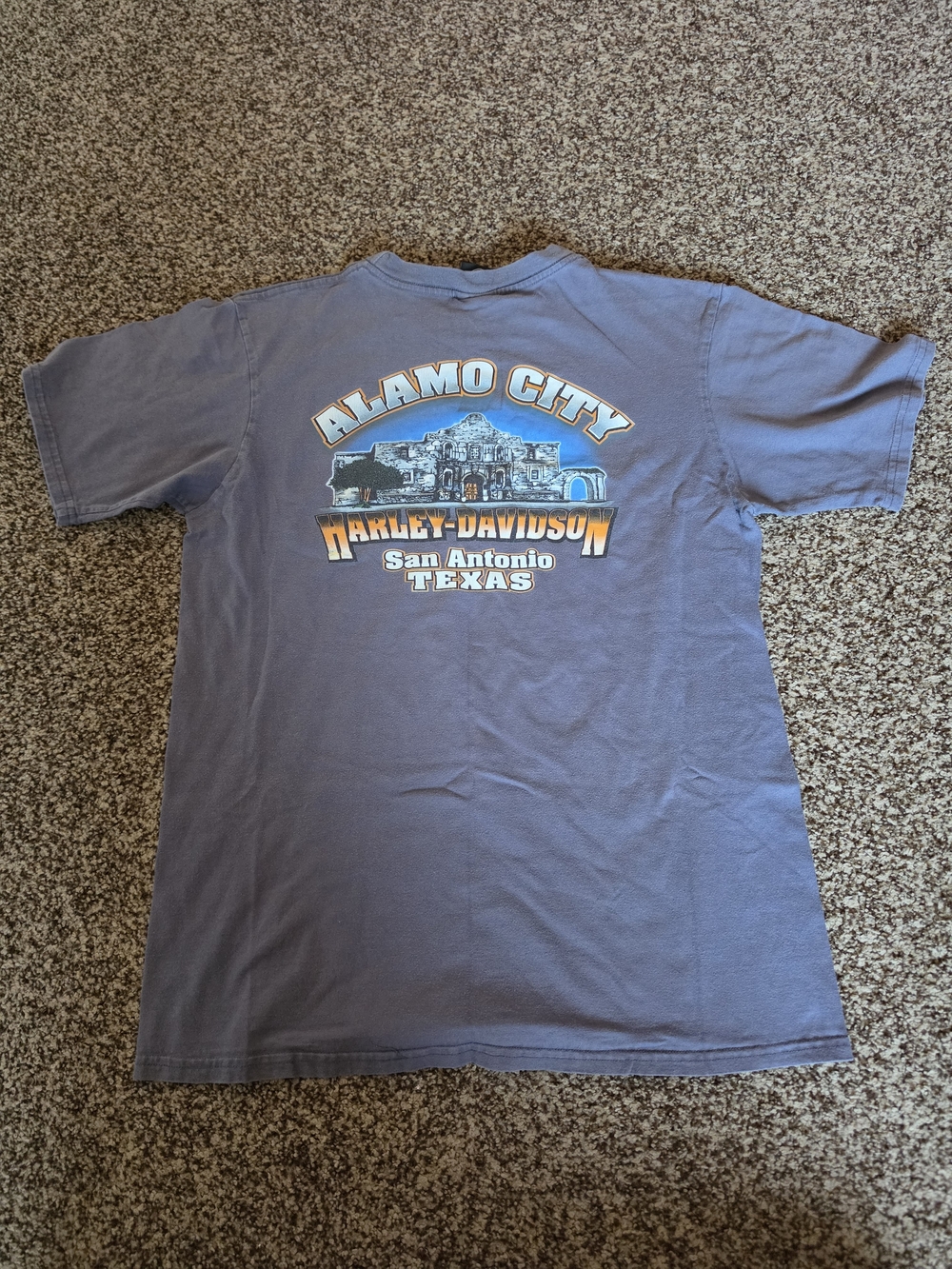 Harley-Davidson Alamo City San Antonio TX Graphic Pocket T-Shirt Size L
